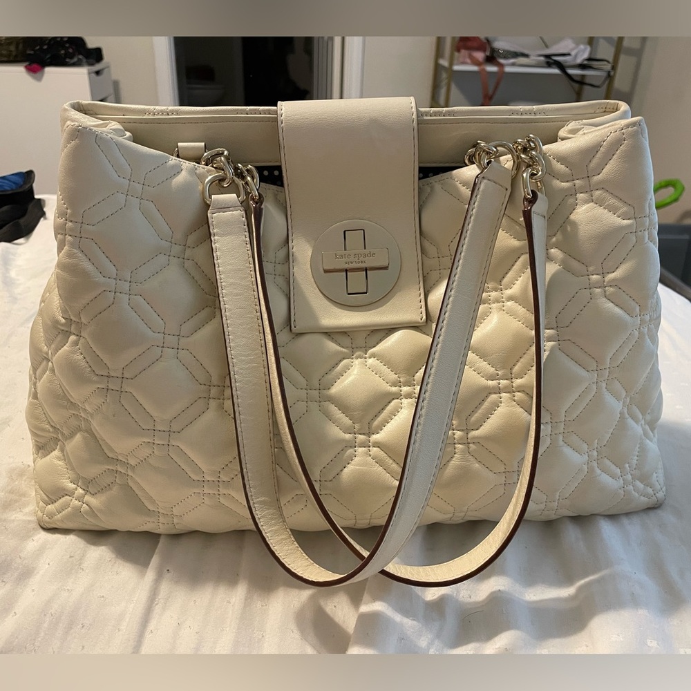 Kate Spade- Cream Colored Purse